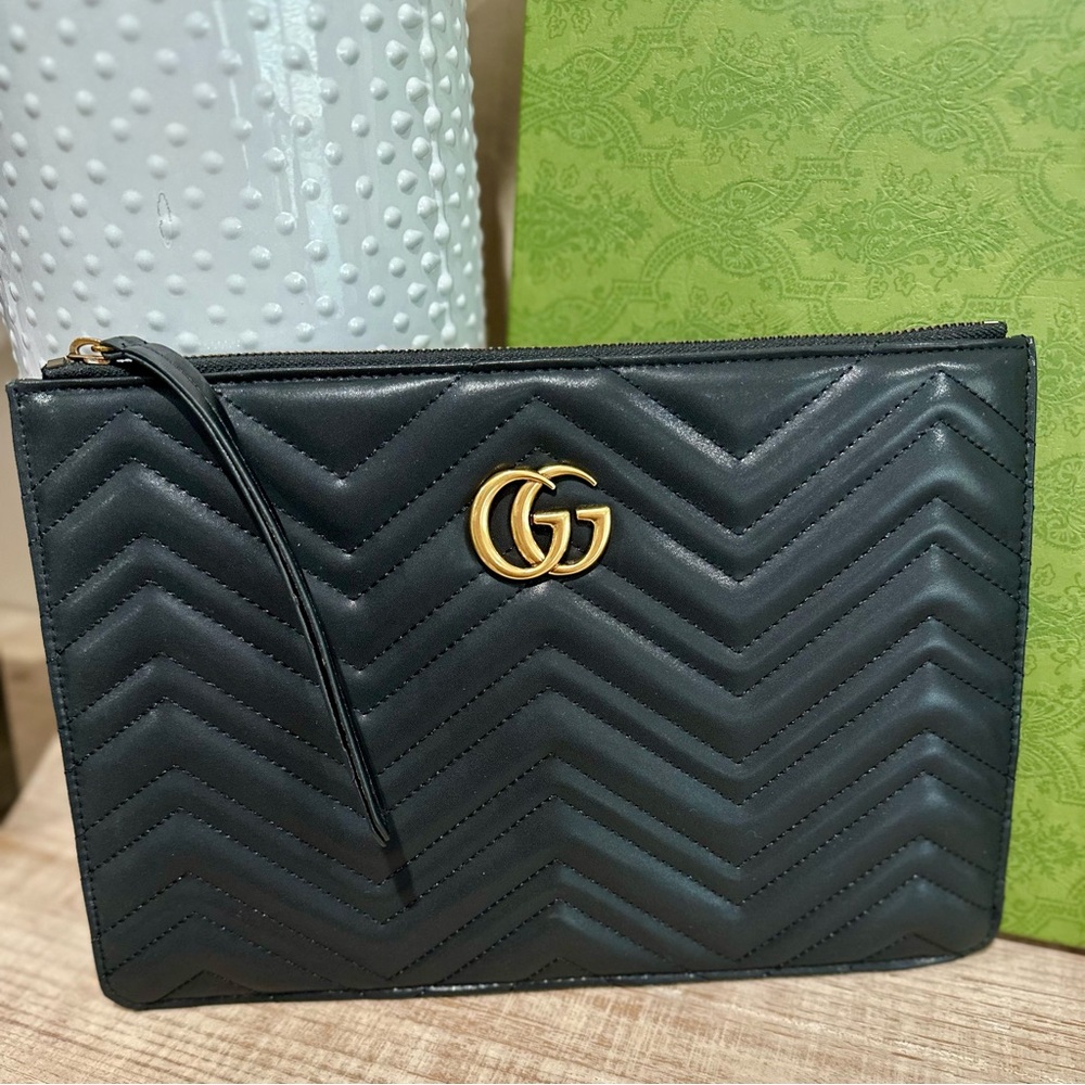 Inspired Black Clutch